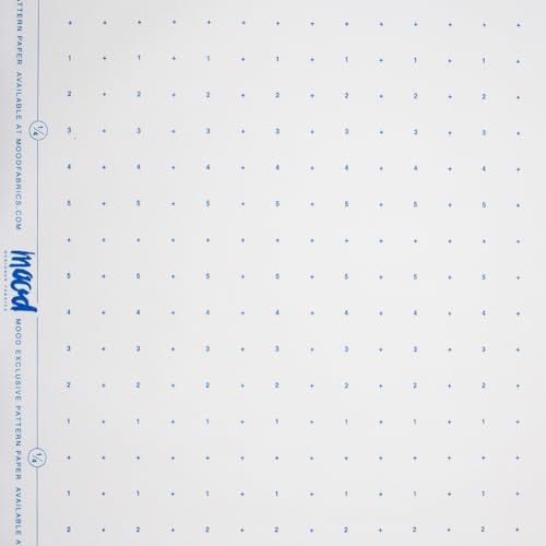 Weißes gepunktetes Musterpapier – 27,7 m Bündel zum Nähen, Basteln und Zeichnen von Mood Exclusive Fabric, Standardgewicht 101,6 cm Breite Weißes gepunktetes Musterpapier – 27,7 m Bündel zum Nähen, Basteln und Zeichnen von Mood Exclusive Fabric, Standardgewicht 101,6 cm Breite von Mood Fabrics