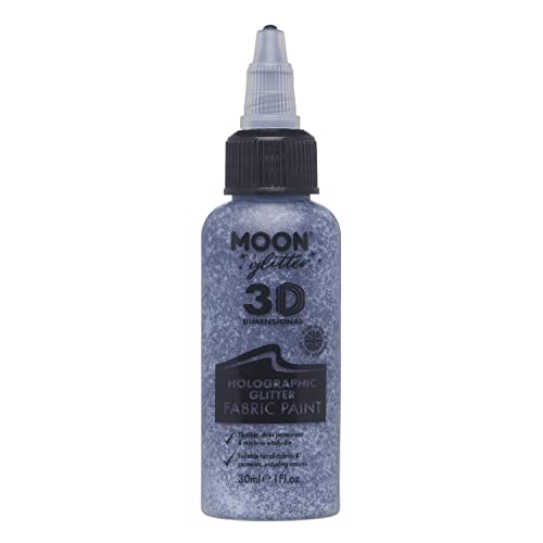 Moon Glitter - Holografische Stofffarbe - 30ml - Schwarz Moon Glitter - Holografische Stofffarbe - 30ml - Schwarz von Moon Glitter