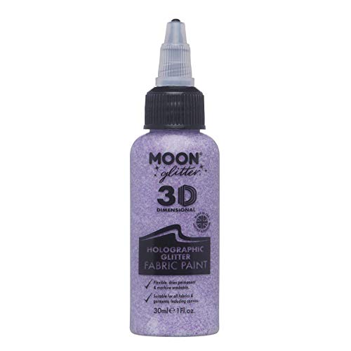 Moon Glitter - Holografische Stofffarbe - 30ml - Violett von Moon Glitter