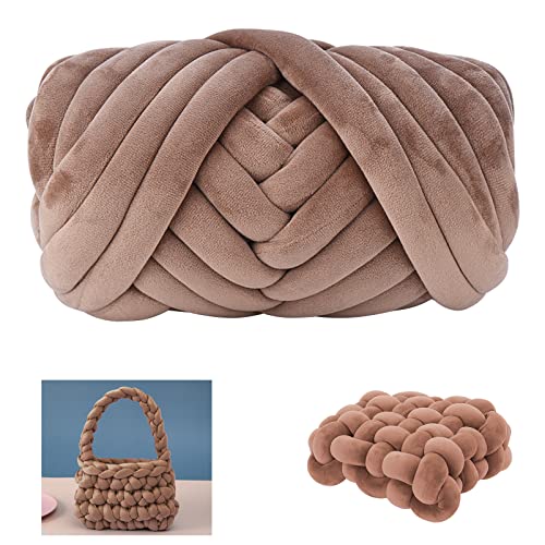Grobes Baumwollgarn für Armstricken, Häkeln, super sparend, Jumbo-Riesen-Garn für die Herstellung von Haustier-Hausdecken Grobes Baumwollgarn für Armstricken, Häkeln, super sparend, Jumbo-Riesen-Garn für die Herstellung von Haustier-Hausdecken von Moon Waves