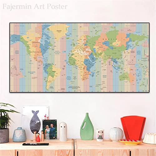 5D Diamond Painting Weltkarte Diamant Painting Set, DIY Daiments Painting Vollbohrer Kit, Malen Nach Zahlen Erwachsene Kinder, Büro Eingang Wand Wohnzimmer Schlafzimmer Dekoration, 30x60cm 5D Diamond Painting Weltkarte Diamant Painting Set, DIY Daiments Painting Vollbohrer Kit, Malen Nach Zahlen Erwachsene Kinder, Büro Eingang Wand Wohnzimmer Schlafzimmer Dekoration, 30x60cm von Moonlee