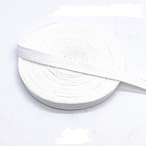 MoonyLI 2cm Baumwoll Gurtband köperband 50 Yards Schrägband DIY schrägband elastisch von LUMoony
