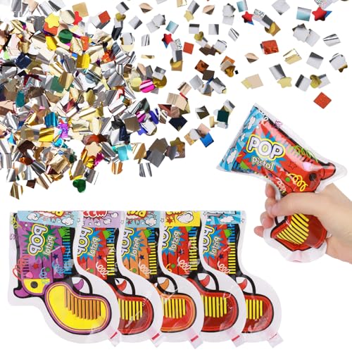 Moorle 5 Stück Party Popper Konfettikanone, Party Confetti Kanone Konfetti Set, Papier Konfettibombe Pistolen Konfetti Pistole für Geburtstage Hochzeit Party Moorle 5 Stück Party Popper Konfettikanone, Party Confetti Kanone Konfetti Set, Papier Konfettibombe Pistolen Konfetti Pistole für Geburtstage Hochzeit Party von Moorle
