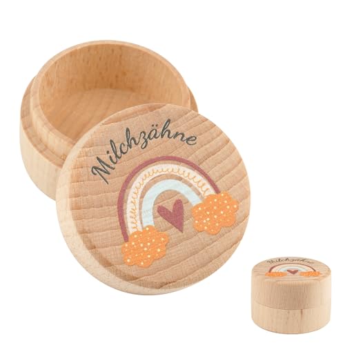Moosono Zahndose Milchzähne für Jungen Mädchen Zahndose Milchzahndose Zahnbox Geschenkideen zu Taufe und Geburtstag Geschenke für Neue Eltern von Moosono
