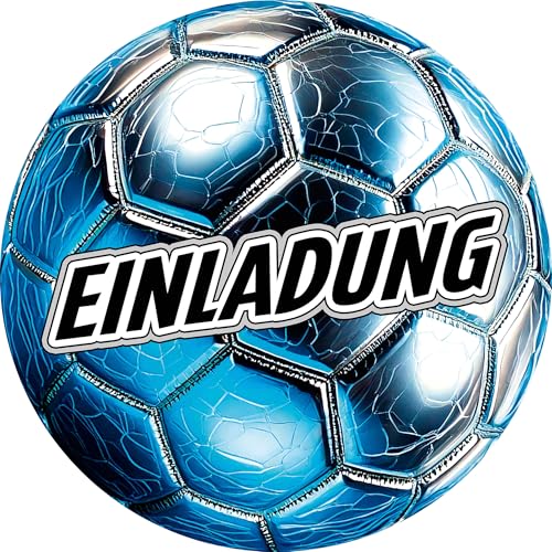 Moosthaler 12x Einladung Kindergeburtstag Fussball - Kinder Fußball Einladung zum Geburtstag für Jungs und Mädchen - Einladungskarten Geburtstag - Einladung Fussball Moosthaler 12x Einladung Kindergeburtstag Fussball - Kinder Fußball Einladung zum Geburtstag für Jungs und Mädchen - Einladungskarten Geburtstag - Einladung Fussball von Moosthaler