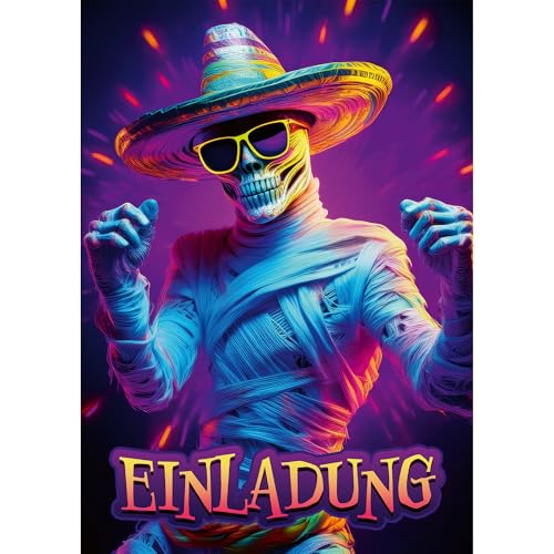 Moosthaler 12x Mumie Halloween Einladungskarten Kinder - Gruselige Halloween Party Einladung für Deine Gruselparty Kindergeburtstag - Einladung Halloween Kinder - Einladungskarten Kindergeburtstag Moosthaler 12x Mumie Halloween Einladungskarten Kinder - Gruselige Halloween Party Einladung für Deine Gruselparty Kindergeburtstag - Einladung Halloween Kinder - Einladungskarten Kindergeburtstag von Moosthaler