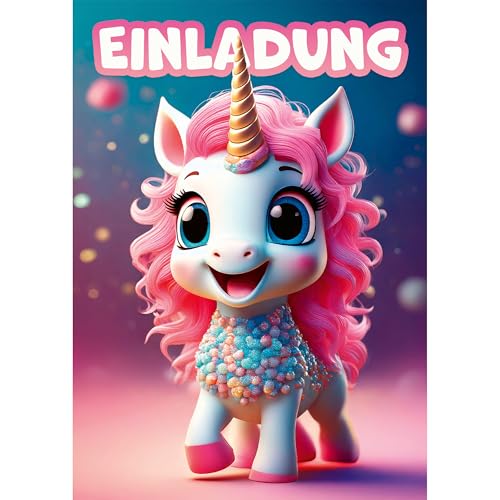 Moosthaler Einhorn Einladungskarten Kindergeburtstag Mädchen – 12 süße Karten für Mädchen mit Einhorn-Motiv – Märchenhafte Einladung zur Einhorn Party – Geburtstagseinladungen Mädchen Moosthaler Einhorn Einladungskarten Kindergeburtstag Mädchen – 12 süße Karten für Mädchen mit Einhorn-Motiv – Märchenhafte Einladung zur Einhorn Party – Geburtstagseinladungen Mädchen von Moosthaler