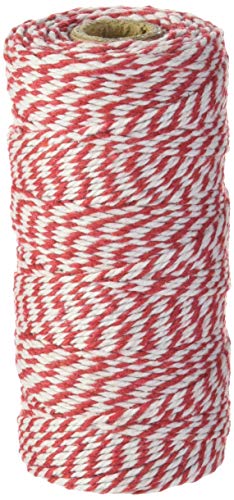 Mopec Kordel, 12 Fäden, geflochten, Textil, Rot und Weiß, 4,5 x 4,5 x 10 cm Mopec Kordel, 12 Fäden, geflochten, Textil, Rot und Weiß, 4,5 x 4,5 x 10 cm von Mopec