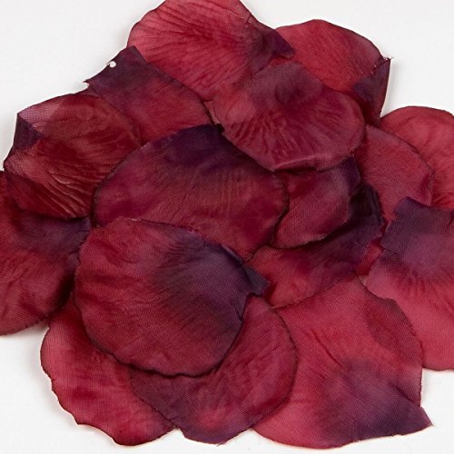 Mopec A204.24 Rosenblätter, Granat, Beutel mit 144 Stück, Stoff, mehrfarbig, Einheitsgröße von Mopec