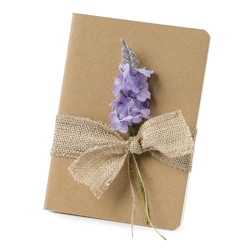 Mopec AA2801 Notizbücher mit Lavendelblüten, 10,3 x 14,4 cm, 20 Stück, bunt, Normal von Mopec