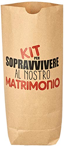 Mopec E853.14.5 Krafttasche Kit per sopravvivere, rot, 18 x 32 x 7 cm, 25 Stück, Papier, bunt von Mopec