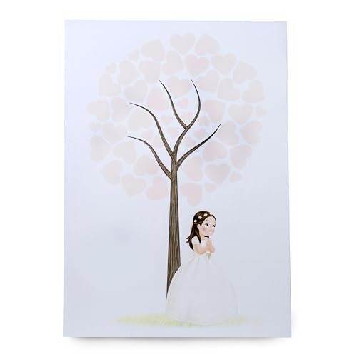 Mopec Folie für Unterschriften Mädchen Kommunion Langes Kleid und Kopfband, Karton, weiß, 0.02 x 42 x 29,5 cm Mopec Folie für Unterschriften Mädchen Kommunion Langes Kleid und Kopfband, Karton, weiß, 0.02 x 42 x 29,5 cm von Mopec