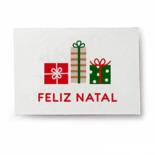 Mopec NX4.7 5 Blatt mit 36 Karten Frohe Natal mit Geschenken, 5 x 3,5 cm, weiß Mopec NX4.7 5 Blatt mit 36 Karten Frohe Natal mit Geschenken, 5 x 3,5 cm, weiß von Mopec