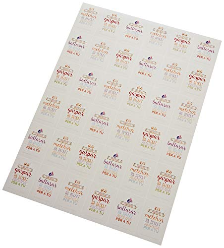 Mopec NX5608.2 Karte, vorgeschnitten, vertikal, Melcior, Gaspar, Balt, 3,4 x 5 cm, 36 x Blatt, 5 Stück, Papier, mehrfarbig Mopec NX5608.2 Karte, vorgeschnitten, vertikal, Melcior, Gaspar, Balt, 3,4 x 5 cm, 36 x Blatt, 5 Stück, Papier, mehrfarbig von Mopec