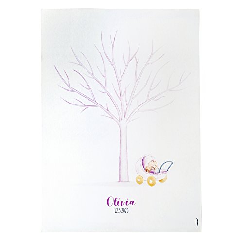Mopec Pit & Pita Baum von Fingerabdrücken Kinderwagen Mädchen, Kartenstapel, Rosa Folie, 0.2 x 29,5 x 42 cm Mopec Pit & Pita Baum von Fingerabdrücken Kinderwagen Mädchen, Kartenstapel, Rosa Folie, 0.2 x 29,5 x 42 cm von Mopec