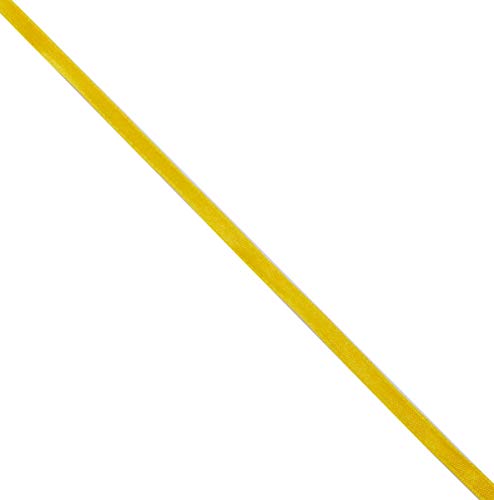 Mopec S100.06.16 Satin, doppelseitig, stark, gelb, 6 mm x 100 m, Seide, Einheitsgröße von Mopec