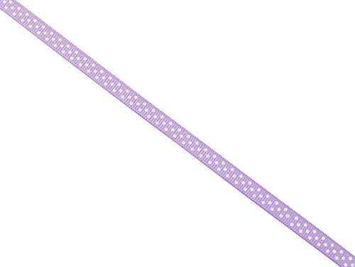 Mopec S36.08 Ripsband mit weißen Tupfen, 6 mm x 50 m, Stoff, Einheitsgröße Mopec S36.08 Ripsband mit weißen Tupfen, 6 mm x 50 m, Stoff, Einheitsgröße von Mopec