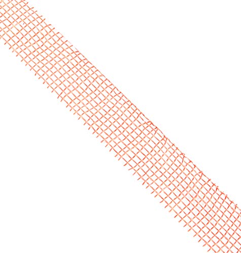 Mopec S411.40.09 Juteband, 40 mm x 20 m, Orange, Textil von Mopec