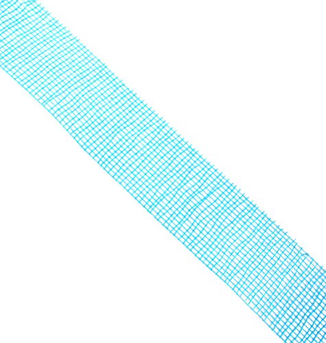 Mopec S411.80.15 Juteband, 80 mm x 20 m, Himmelblau, Stoff, Einheitsgröße von Mopec