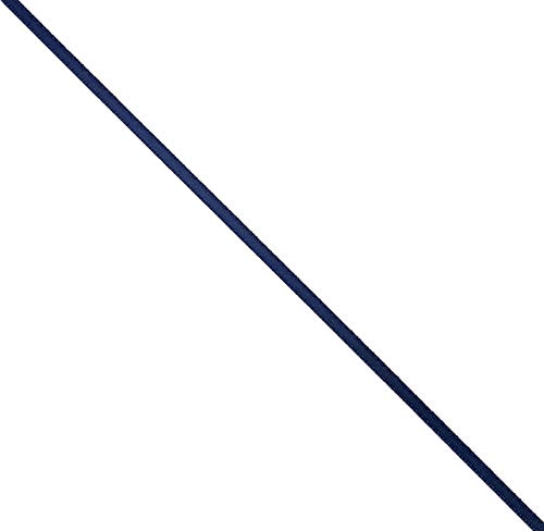 Mopec S90.03.25 Satinband, gesäumt, Marineblau, 3 mm x 100 m, Stoff von Mopec