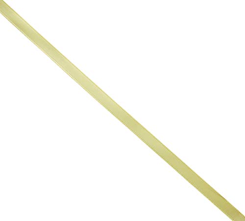 Mopec S90.06.06 Satinband, gesäumt, Gelb, 6 mm x 100 m, Textil, Einheitsgröße von Mopec