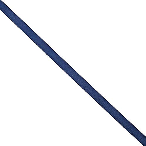 Mopec S90.06.25 Satinband, gesäumt, Marineblau, 6 mm x 100 m, Stoff, Einheitsgröße von Mopec