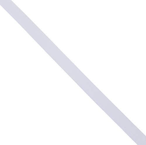 Mopec S90.12.01 Satinband, gesäumt, Weiß, 12 mm x 50 m, Stoff, Einheitsgröße von Mopec