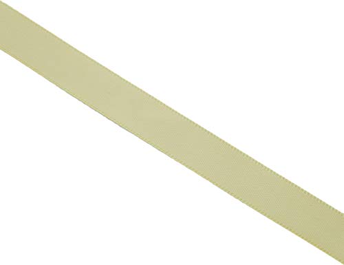 Mopec S90.12.06 Satinband, gesäumt, Gelb, 12 mm x 50 m, Stoff, Einheitsgröße von Mopec