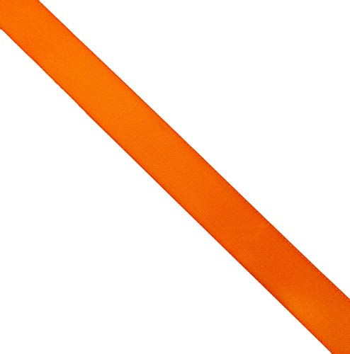 Mopec S90.25.09 Satinband, gesäumt, Orange, 25 mm x 50 m, Stoff, Einheitsgröße von Mopec