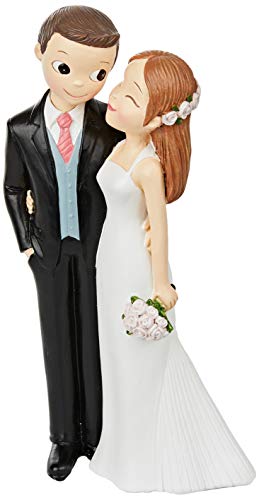 Mopec Tortenfigur Pop & Fun Liebespaar 21 cm, Weiß, Einheitsgröße Mopec Tortenfigur Pop & Fun Liebespaar 21 cm, Weiß, Einheitsgröße von Mopec