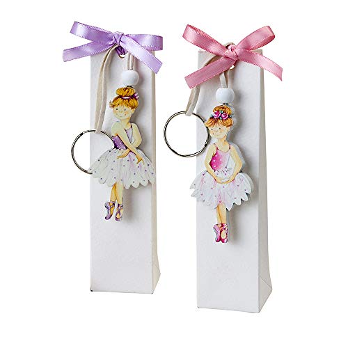 Mopec WD65 Schlüsselanhänger aus Holz mit 3 Süßigkeiten, 2 Stück, mehrfarbig, 13 cm, 2 Stück Mopec WD65 Schlüsselanhänger aus Holz mit 3 Süßigkeiten, 2 Stück, mehrfarbig, 13 cm, 2 Stück von Mopec