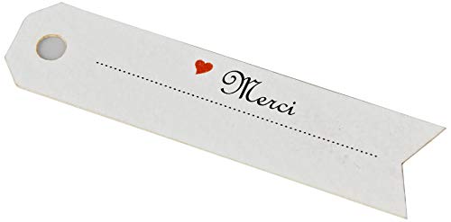 Mopec X641.6 Merci Herz Pfeil Karte, 6,5 x 1,5 cm, 51 Stück, Karton, bunt, 6.5 x 1.5 cm Mopec X641.6 Merci Herz Pfeil Karte, 6,5 x 1,5 cm, 51 Stück, Karton, bunt, 6.5 x 1.5 cm von Mopec