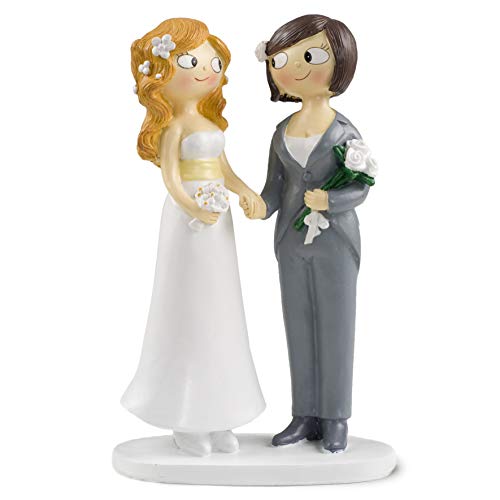 Mopec y975 – Figur Kuchen-Paar Braut Pop & Fun Mädchen, 21 cm von Mopec