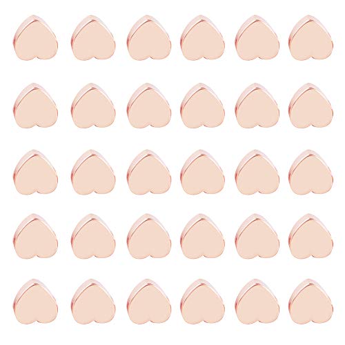 Moapei 20 Stück Herzperlen Metall 6 mm Perlen Basteln fur DIY Schmuckherstellung und Andere Handwerkliche Arbeiten/Roségold Moapei 20 Stück Herzperlen Metall 6 mm Perlen Basteln fur DIY Schmuckherstellung und Andere Handwerkliche Arbeiten/Roségold von Mopei