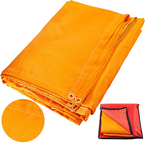 Mophorn Schweißdeck Schweißschutzdecke 6' x 10' Weldinger Schweißzubehör Hitzeschutzgewebe orange von VEVOR