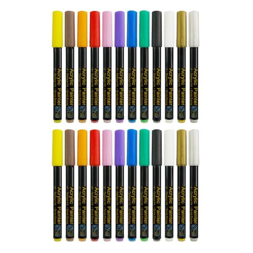 0,7 mm Malstifte, Malstifte, Marker, Kunstmarker, Tagebuch zum Kritzeln, Steinmalen, Keramik, Glas 0,7 mm Malstifte, Malstifte, Marker, Kunstmarker, Tagebuch zum Kritzeln, Steinmalen, Keramik, Glas von Morain