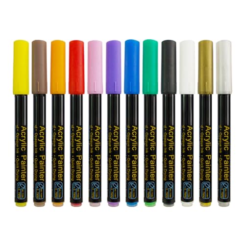 0,7 mm Malstifte, Malstifte, Marker, Kunstmarker, Tagebuch zum Kritzeln, Steinmalen, Keramik, Glas 0,7 mm Malstifte, Malstifte, Marker, Kunstmarker, Tagebuch zum Kritzeln, Steinmalen, Keramik, Glas von Morain