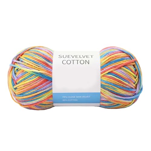 1 Rolle Baumwollgarn zum Stricken, gefärbtes Häkelgarn für handgefertigte Projekte, tolles Weben, Sticken, handgemachtes Stricken 1 Rolle Baumwollgarn zum Stricken, gefärbtes Häkelgarn für handgefertigte Projekte, tolles Weben, Sticken, handgemachtes Stricken von Morain
