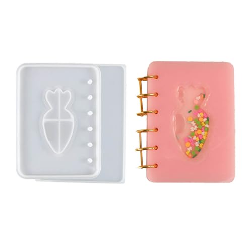 1 Set Einfach Zu Verwenden Silikonform Vielseitige Epoxidharzform Schmuck Gussform Flüssiges Sand Notebook Formen 1 Set Einfach Zu Verwenden Silikonform Vielseitige Epoxidharzform Schmuck Gussform Flüssiges Sand Notebook Formen von Morain