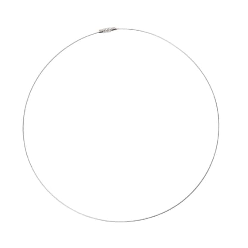 10 Stränge, Stahl-Halsketten-Seil, Schmucklinie mit Messing-Spannschloss, Perlendraht, geeignet für Schmuckproduktion von Morain