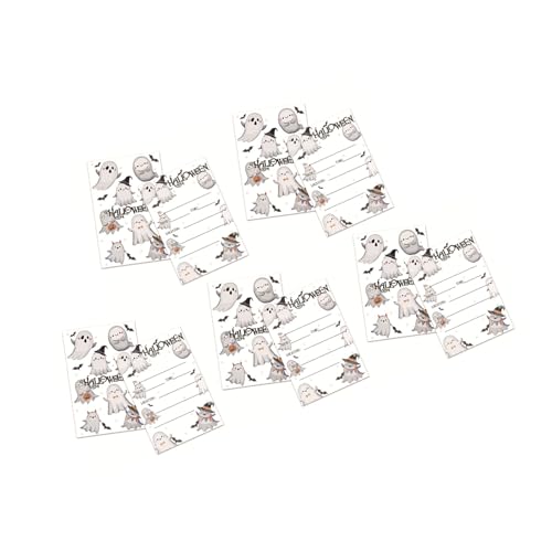 10 Stück Halloween-Einladungskarten, 10,2 x 12,7 cm, Party-Einladungskarte, Winterurlaub, Party-Einladungen, Halloween-Zubehör, auffällige Karten 10 Stück Halloween-Einladungskarten, 10,2 x 12,7 cm, Party-Einladungskarte, Winterurlaub, Party-Einladungen, Halloween-Zubehör, auffällige Karten von Morain