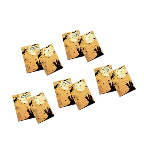10 Stück Halloween-Einladungskarten, 10,2 x 12,7 cm, Party-Einladungskarte, Winterurlaub, Party-Einladungen, Halloween-Zubehör, auffällige Karten 10 Stück Halloween-Einladungskarten, 10,2 x 12,7 cm, Party-Einladungskarte, Winterurlaub, Party-Einladungen, Halloween-Zubehör, auffällige Karten von Morain