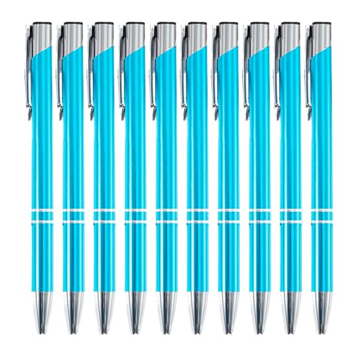 10 x 1,0 mm einziehbarer Kugelschreiber, Journaling-Stift, glattes Schreiben, Metall, Schreibwaren zum Schreiben 10 x 1,0 mm einziehbarer Kugelschreiber, Journaling-Stift, glattes Schreiben, Metall, Schreibwaren zum Schreiben von Morain