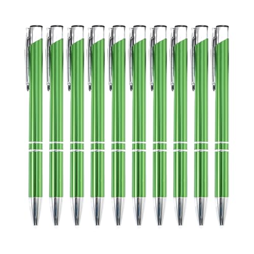 10 x 1,0 mm einziehbarer Kugelschreiber, Journaling-Stift, glattes Schreiben, Metall, Schreibwaren zum Schreiben 10 x 1,0 mm einziehbarer Kugelschreiber, Journaling-Stift, glattes Schreiben, Metall, Schreibwaren zum Schreiben von Morain