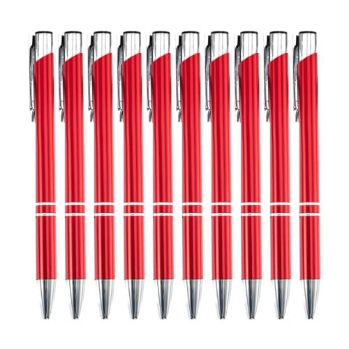 10 x 1,0 mm einziehbarer Kugelschreiber, Journaling-Stift, glattes Schreiben, Metall, Schreibwaren zum Schreiben 10 x 1,0 mm einziehbarer Kugelschreiber, Journaling-Stift, glattes Schreiben, Metall, Schreibwaren zum Schreiben von Morain