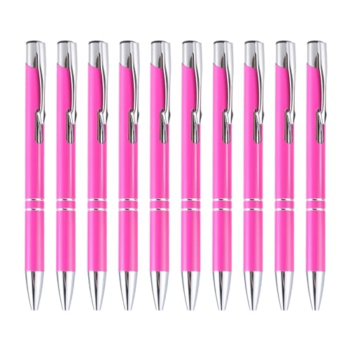 10 x 1,0 mm einziehbarer Kugelschreiber, Journaling-Stift, glattes Schreiben, Metall, Schreibwaren zum Schreiben 10 x 1,0 mm einziehbarer Kugelschreiber, Journaling-Stift, glattes Schreiben, Metall, Schreibwaren zum Schreiben von Morain