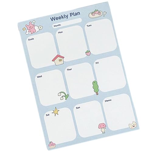 100 Blatt Hasen Wochenplan Tier Memo Pad Selbstklebende Haftnotizen Bär Haftnotizen für Studenten Büroangestellte 100 Blatt Hasen Wochenplan Tier Memo Pad Selbstklebende Haftnotizen Bär Haftnotizen für Studenten Büroangestellte von Morain