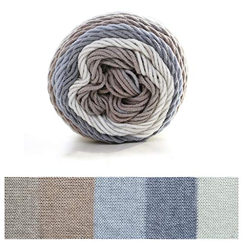 100 g/Knäuel, buntes Baumwoll-Strickgarn, 5 Stränge, handgewebt, für dicke Häkelarbeiten, Decken, Schals, Mützen, Pullover, Kaschmirgarn zum Häkeln 100 g/Knäuel, buntes Baumwoll-Strickgarn, 5 Stränge, handgewebt, für dicke Häkelarbeiten, Decken, Schals, Mützen, Pullover, Kaschmirgarn zum Häkeln von Morain