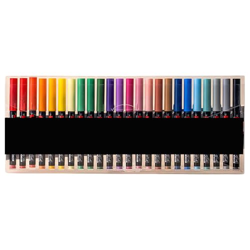 12/24/36/48 Farb-Flüssig-Acryl-Marker, Pinselspitze, Acrylmalstift zum Zeichnen auf Papier, Stein, Stein, Leinwand, Holz, Glas, Pinselmarker 12/24/36/48 Farb-Flüssig-Acryl-Marker, Pinselspitze, Acrylmalstift zum Zeichnen auf Papier, Stein, Stein, Leinwand, Holz, Glas, Pinselmarker von Morain