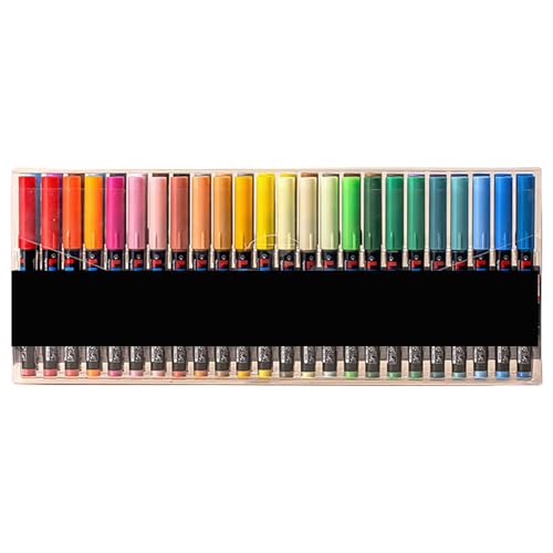 12/24/36/48 Farb-Flüssig-Acryl-Marker, Pinselspitze, Acrylmalstift zum Zeichnen auf Papier, Stein, Stein, Leinwand, Holz, Glas, Pinselmarker 12/24/36/48 Farb-Flüssig-Acryl-Marker, Pinselspitze, Acrylmalstift zum Zeichnen auf Papier, Stein, Stein, Leinwand, Holz, Glas, Pinselmarker von Morain